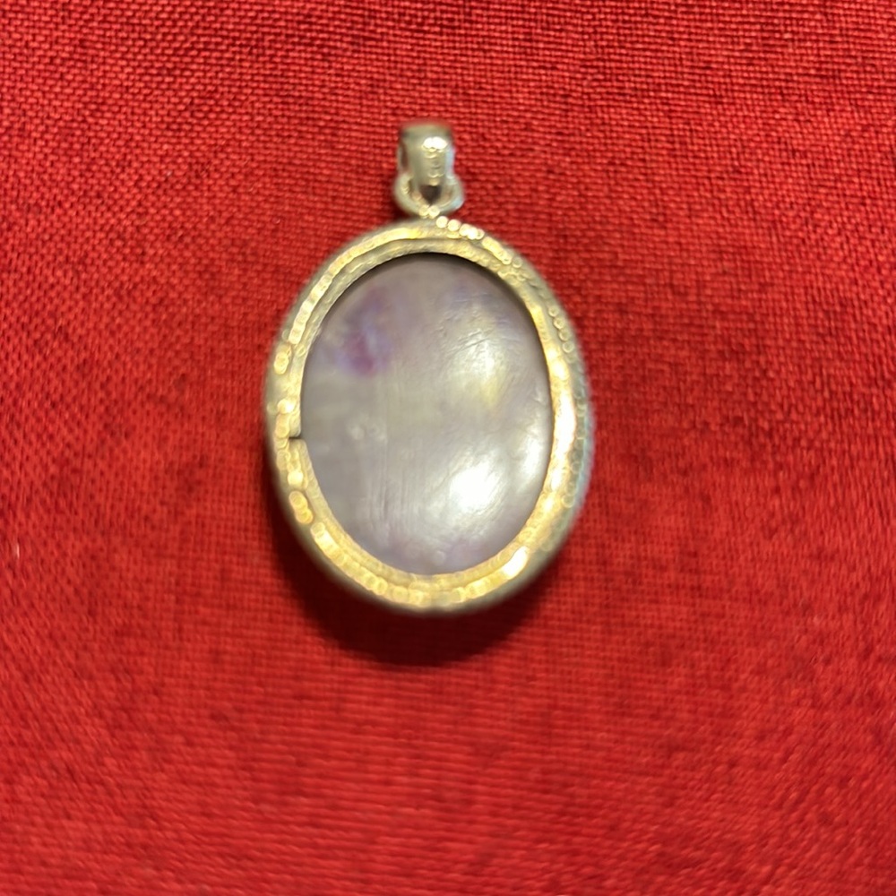 MOONSTONE NEW Sterling silver and moonstone pendant - Picture 2 of 8